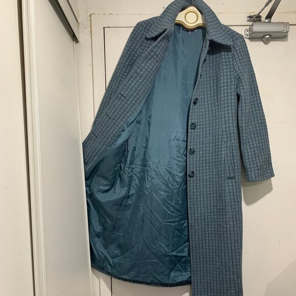 DONNA GIRL BY RENO WOOL BLEND TRENCH COATS SIZE L - Picture 9 of 13